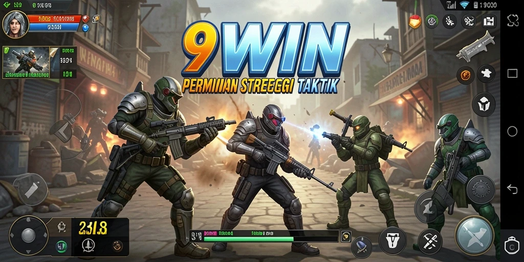 Gameplay 9WIN menampilkan strategi dan taktik yang mendalam.