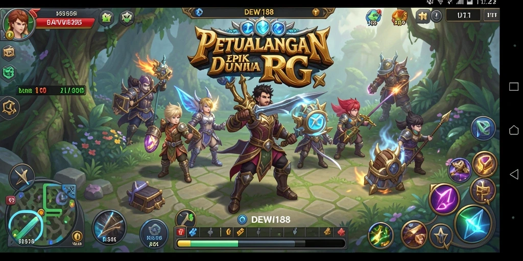 Tampilan gameplay DEWI188 yang menarik dan mendalam.