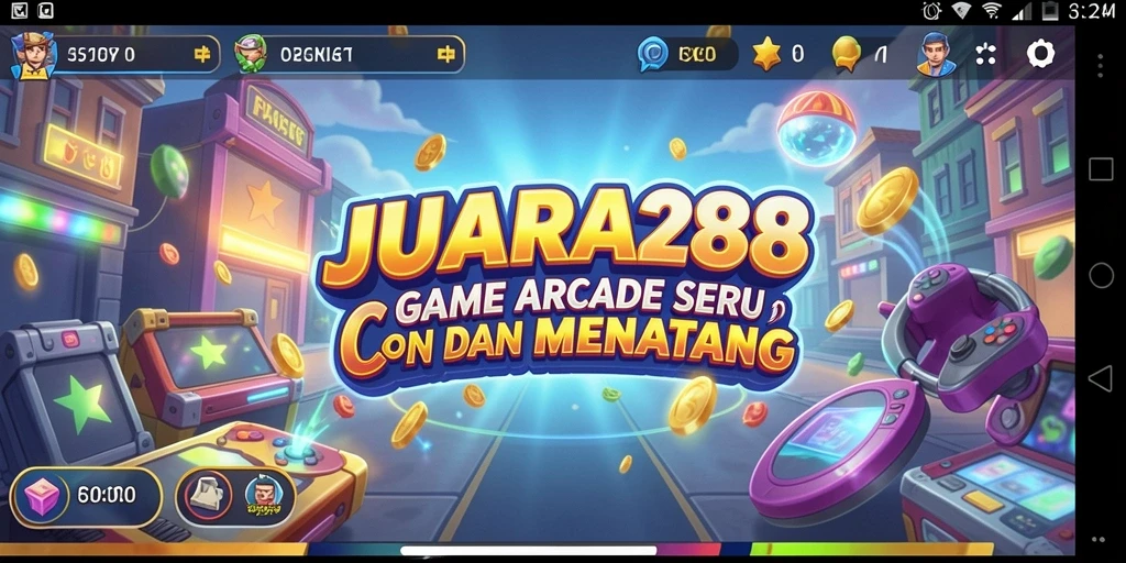Tampilan gameplay JUARA288 yang seru dan penuh warna.