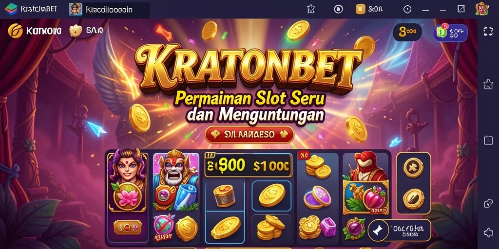 Tampilan gameplay Slot yang seru dan menarik di KRATONBET.