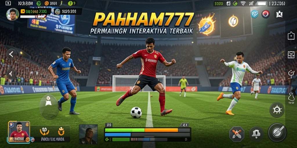 Tampilan gameplay PAHAM777 yang penuh aksi olahraga.