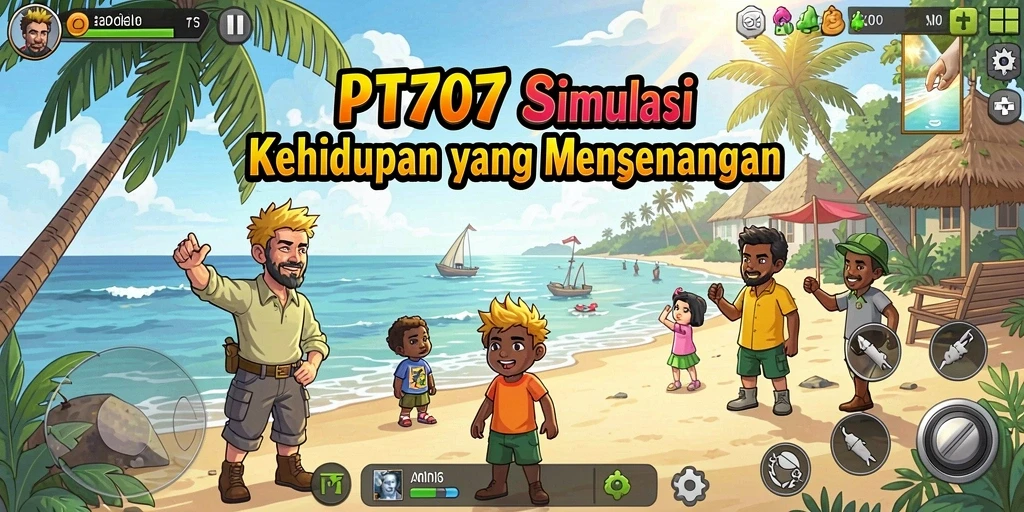 Gameplay yang menyenangkan dan interaktif dalam PT707.