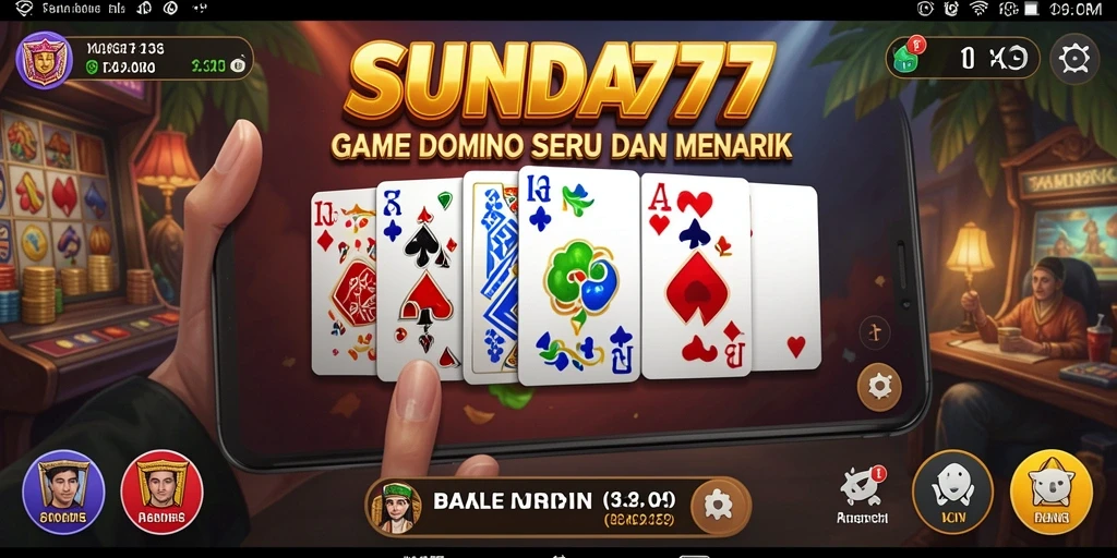 Tangkapan layar SUNDA777 menampilkan permainan Domino yang seru dan kompetitif.