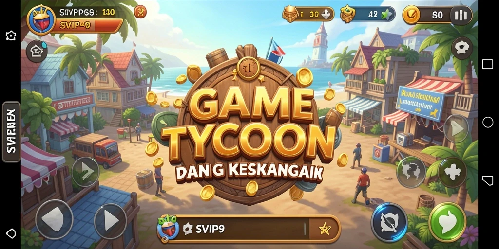 Gambaran gameplay <strong>SVIP9</strong> yang seru dan interaktif dalam genre Tycoon.