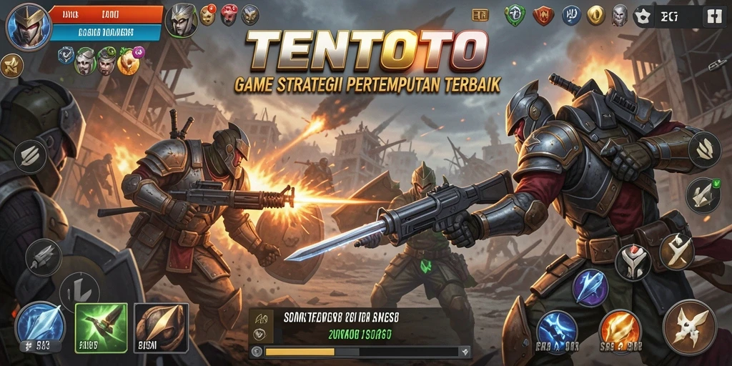 Tampilan gameplay seru dalam TENTOTO dengan strategi mendalam.